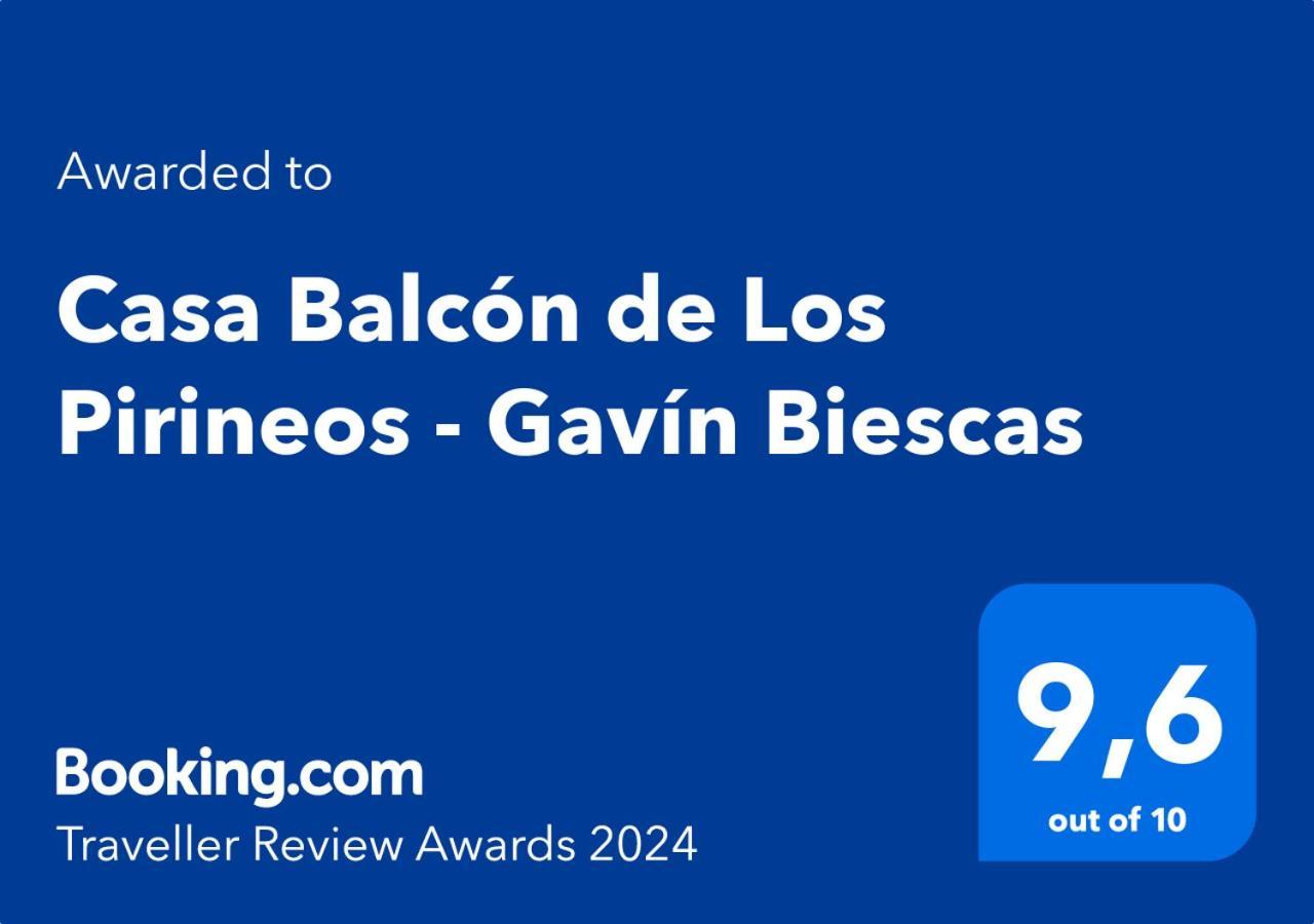 Casa Balcon De Los Pirineos - Gavin Biescas Eksteriør billede