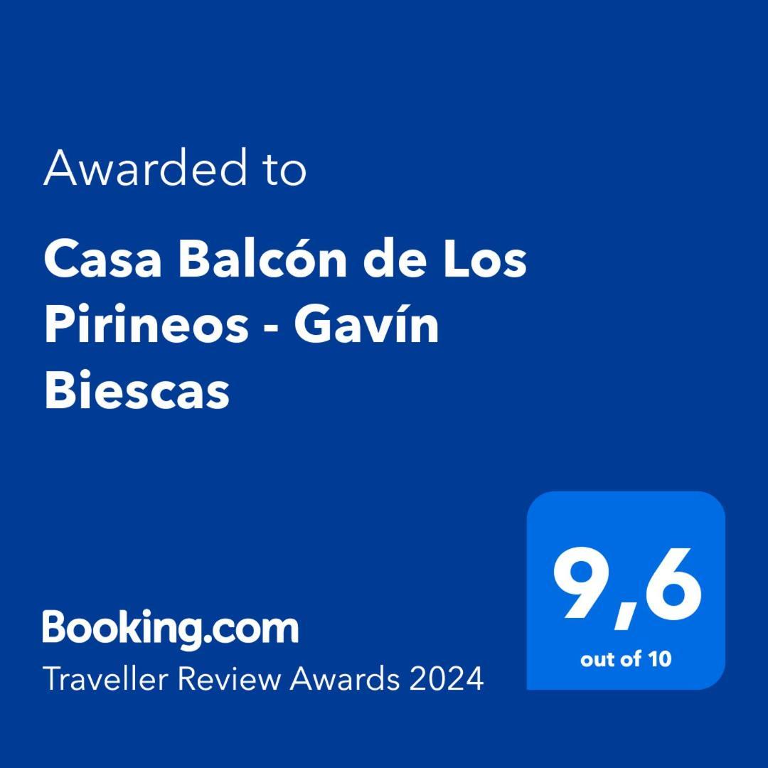 Casa Balcon De Los Pirineos - Gavin Biescas Eksteriør billede